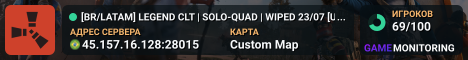 [BR/LATAM] LEGEND CLT | SOLO-QUAD | WIPED 23/07 [UR,PY,AR]