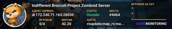Indifferent Broccoli Project Zomboid Server