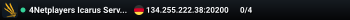 4Netplayers Icarus Server by Cuci