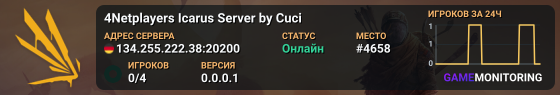 4Netplayers Icarus Server by Cuci