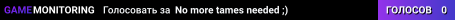 No more tames needed ;)