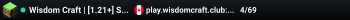 💠 Wisdom Craft | [1.21+] 💠 Survival | Towny | RPG