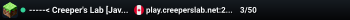 -----< Creeper's Lab [Java+Bedrock] >----- Survival and minigames • Family-friendly • Welcome!