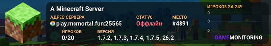 A Minecraft Server