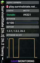 SurvivalState [26.2] 26.2 Towny ➥ Update 1.3!