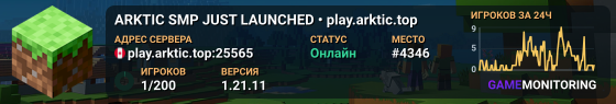 ❄ ARKTIC SMP ❄ JUST LAUNCHED • play.arktic.top