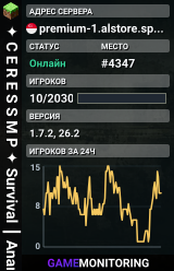 ✦ C E R E S S M P ✦ ⚡ Survival ┃ ☠ Anarchy ┃ 🏆 Event