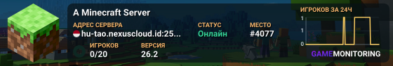 A Minecraft Server