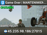 Game Over | MANTENIMIENTO | DARKRP | ARG - ESP | Unity.net.ar