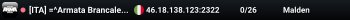[ITA] =^Armata Brancaleone^= Server#3