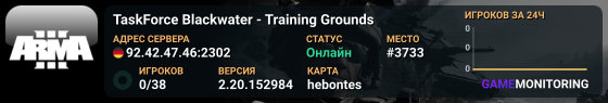 TaskForce Blackwater - Training Grounds