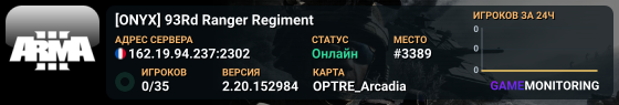 [ONYX] 93Rd Ranger Regiment