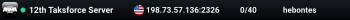 12th Taksforce Server