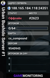 Urban Bushido Server #1