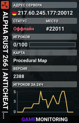 ALPHA RUST 266 | ANTICHEAT | X50 | WIPE 02.08