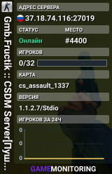 Gmb.Fructik :: CSDM Server[Пушки+Лазеры]