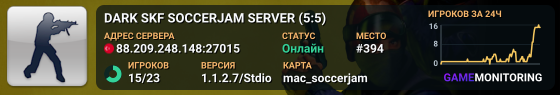 DARK SKF SOCCERJAM SERVER (2:1)