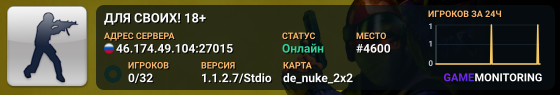 ДЛЯ СВОИХ! 18+