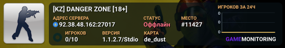 [KZ] DANGER ZONE [18+]