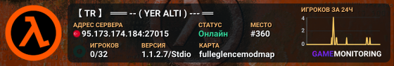 【 TR 】 ═══ -- ( YER ALTI ) --- ══