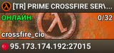 [TR] PRIME CROSSFIRE SERVER TURKEY