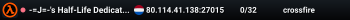 -=J=-'s Half-Life Dedicated Server