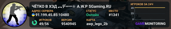 ЧЁTKO B XЭД ︻デ═一✮ A.W.P 🎯 SGaming.RU