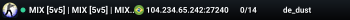 MIX [5v5] | MIX [5v5] | MIX [5v5] | MIX [5v5] @CLANSERVERS.COM.