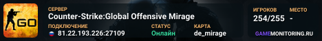 Counter-Strike:Global Offensive Mirage