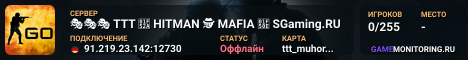 🎭🎭🎭 TTT 🔪 HITMAN 🕵️ MAFIA 🔎 SGaming.RU
