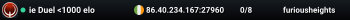 ie Duel <1000 elo