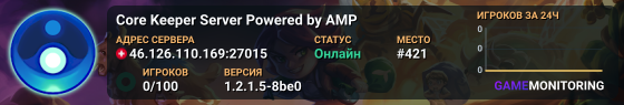 Core Keeper Server Powered by AMP