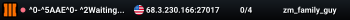 ^0-^5AAE^0- ^2Waiting ^3Host^7: #XP.#####