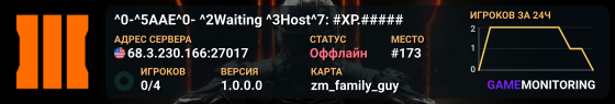 ^0-^5AAE^0- ^2Waiting ^3Host^7: #XP.#####