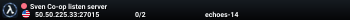 Sven Co-op listen server
