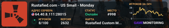 Rustafied.com - US Small - Monday