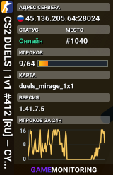 CS2 DUELS | 1v1 #412 [RU] — CYBERSHOKE.NET (ONLY MIRAGE)