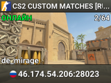 CS2 CUSTOM MATCHES [RU] — CYBERSHOKE.NET