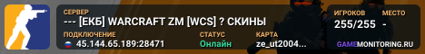 --- [ЕКБ] WARCRAFT ZM [WCS] ? СКИНЫ