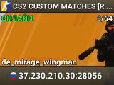CS2 CUSTOM MATCHES [RU] — CYBERSHOKE.NET