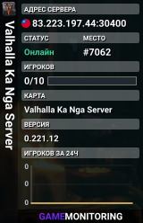 Valhalla Ka Nga Server