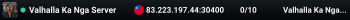 Valhalla Ka Nga Server