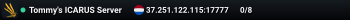 Tommy's ICARUS Server