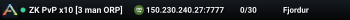 ZK PvP x10 [3 man ORP]