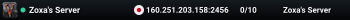 Zoxa's Server