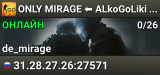 💥 ONLY MIRAGE ⬅️ ALkoGoLiki ➡️ [PUBLIC]