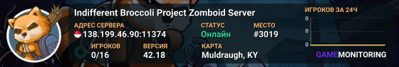 Indifferent Broccoli Project Zomboid Server