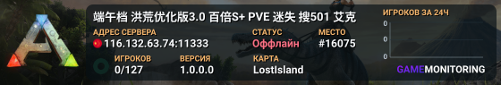 端午档 洪荒优化版3.0 百倍S+ PVE 迷失 搜501 艾克
