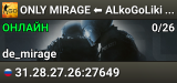 💥 ONLY MIRAGE ⬅️ ALkoGoLiki ➡️ [PUBLIC]