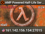 AMP Powered Half-Life Server